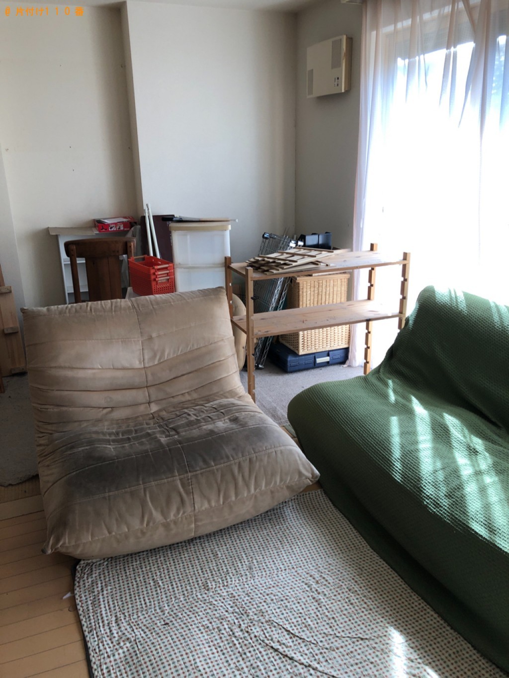 【鳥取市】6人用ダイニングテーブル、二段ベッド等の回収・
