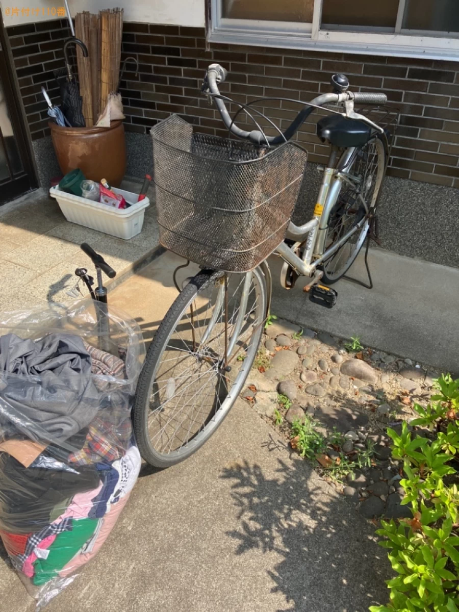 【鳥取市青谷町】自転車、衣類の回収・処分ご依頼　お客様の声
