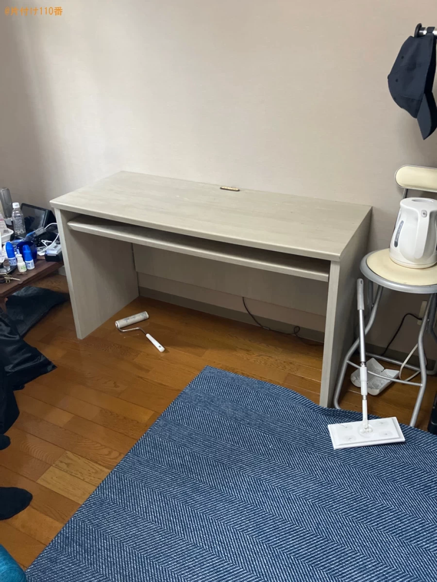 【鳥取市】二人掛けソファー、椅子、テレビ台、PCデスクの回収