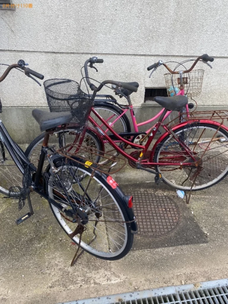 【境港市外江町】自転車の回収・処分ご依頼　お客様の声