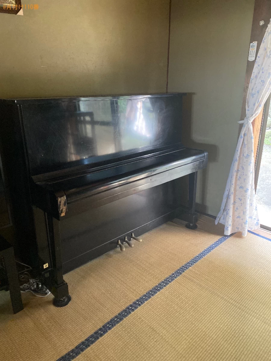 【東伯郡琴浦町】アップライトピアノの回収・処分ご依頼　お客様の声