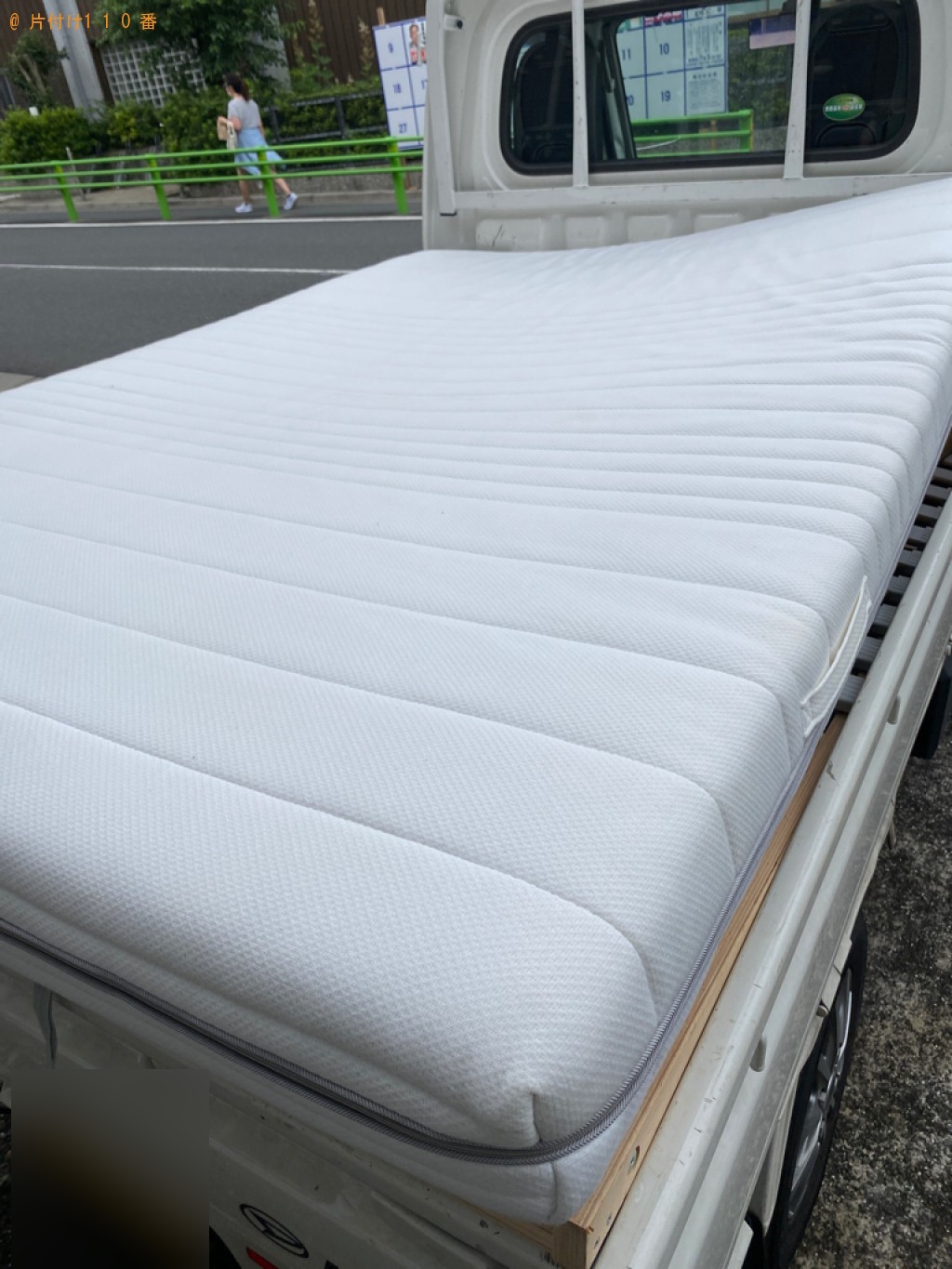マットレス付きセミダブルベッドの回収・処分ご依頼 お客様の声