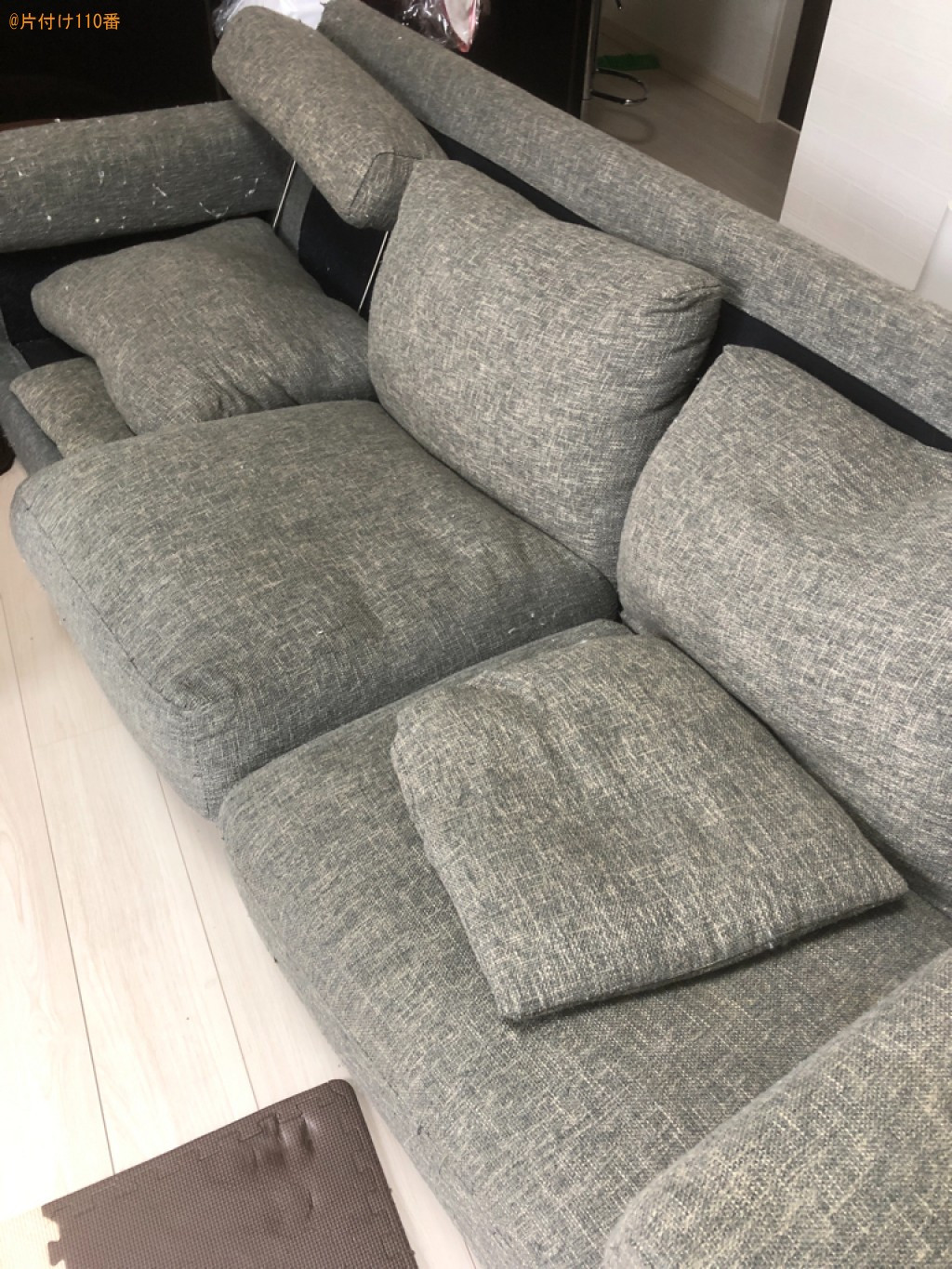 L字型ソファーの回収・処分ご依頼　お客様の声