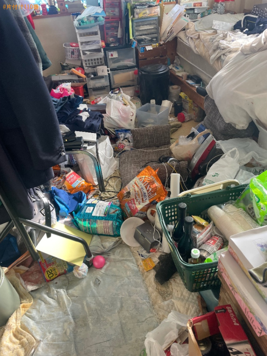 部屋の整理整頓作業ご依頼　お客様の声