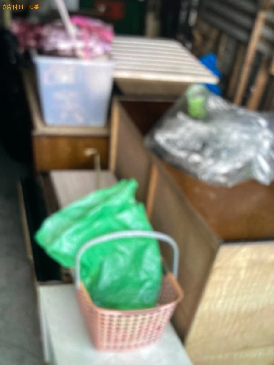 業務用冷蔵庫、洗濯機、タンス、収納ケース、かご等の回収・処分