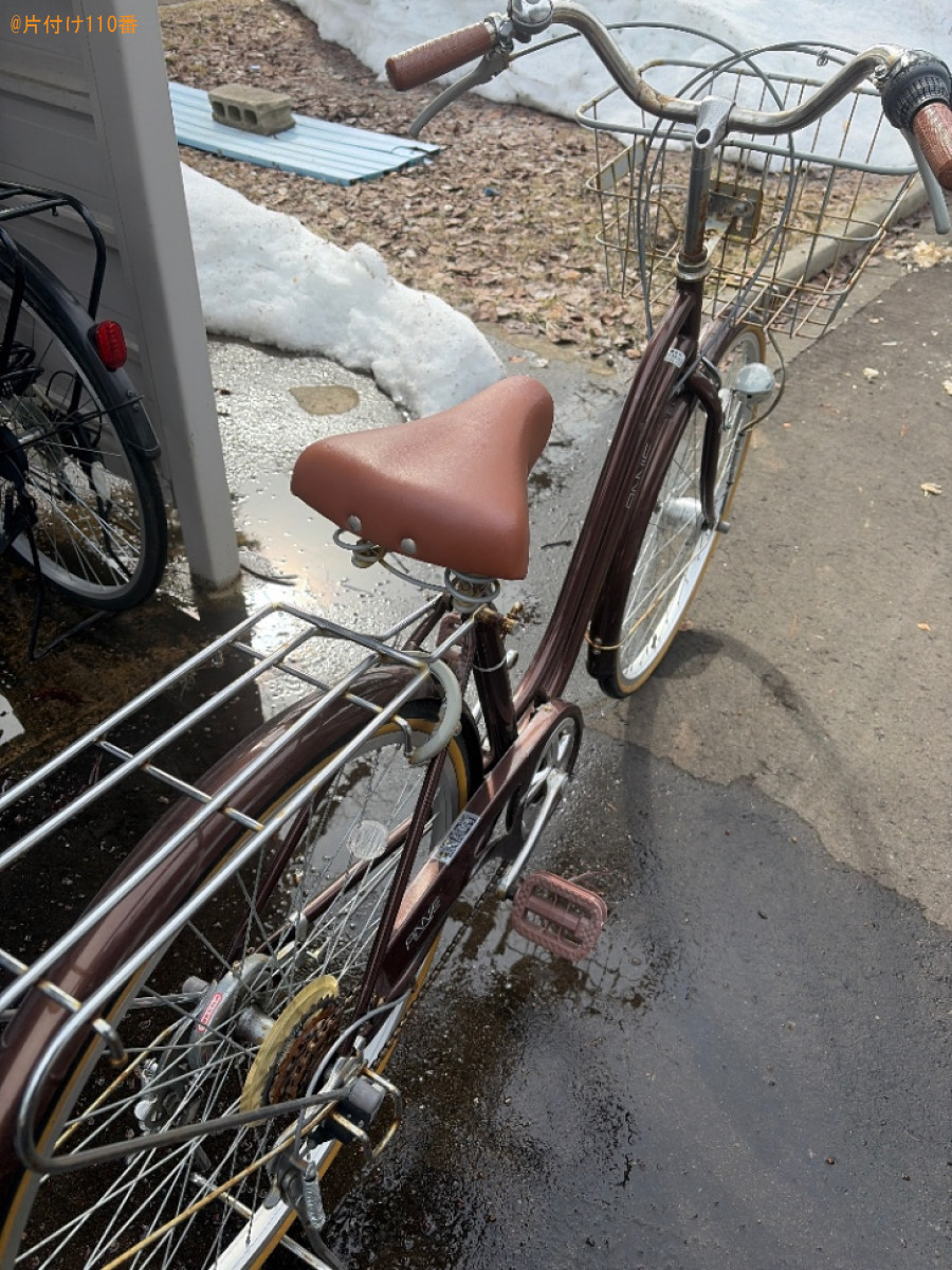 自転車、冷蔵庫、テレビ、DVDプレーヤー、トランペットの回収